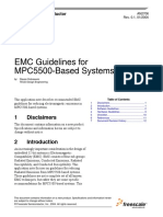EMC Guidelines For MPC5500-Based Systems: 1 Disclaimers