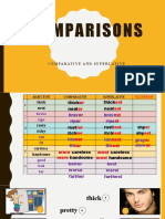 Comparisons: Comparative and Superlative