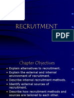 RECRUITMENT: External and Internal Methods for Attracting Job Candidates