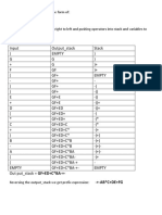 Infix to prefix conversion and evaluation