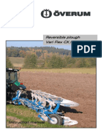 Reversible Plough Vari Flex CX / CXP and EX: Instruction Manual