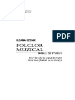 Ileana Szenik Folclor Muzical Modul I