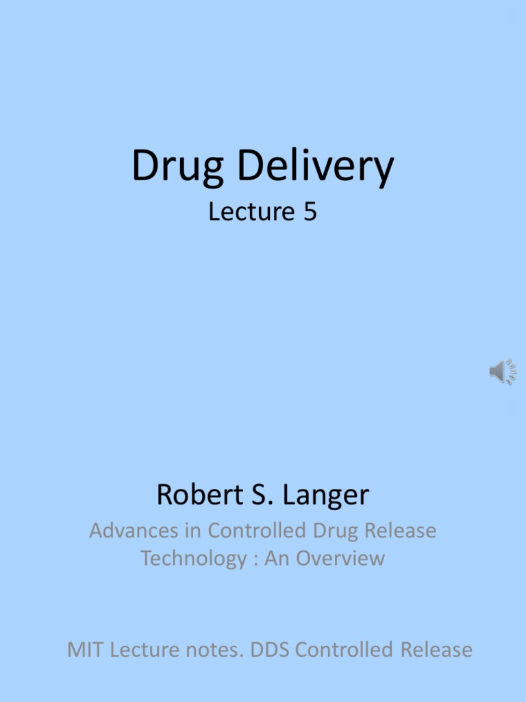 Controlled Drug Release Advances | PDF | Science & Mathematics