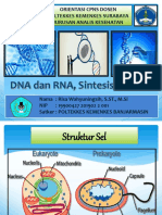 DNA Dan RNA, Sintesis Protein: Orientasi Cpns Dosen Poltekkes Kemenkes Surabaya Jurusan Analis Kesehatan