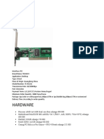 Hardware: RTL8139C PCI Lan Card