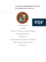 Factors Affecting The Production Performance of Coconut Farmers in Calinan District, Davao City