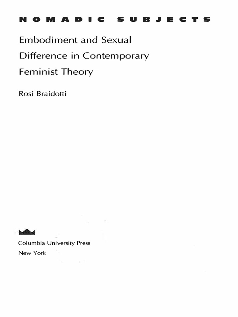 Braidotti Nomadic Subjects PDF | PDF | Science | Philosophical Science