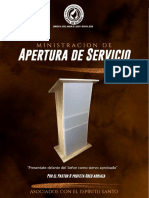 Como Ministrar La Apertura de Las Reuniones PDF