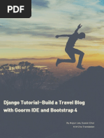 Django Tutorial-Build A Travel Blog PDF