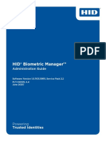Hid Biometric Manager Administration Guide