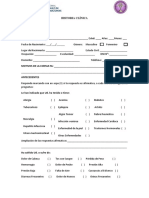 Historia Clinica Medicina Amnesis