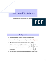 Combinational Circuit Design: Multiplexers