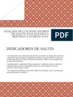 Análisis de Los Indicadores de Salud 2014-2018 de