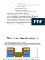 Warehouse Layout Giving A Man Space Is Like Giving A Dog A Computer: The Chances Are He Will Not Use It Wisely. (Bette-Jane Raphael)
