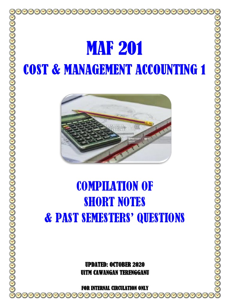 MAF 201 Cost Accounting Notes | PDF | Finance & Money Management ...