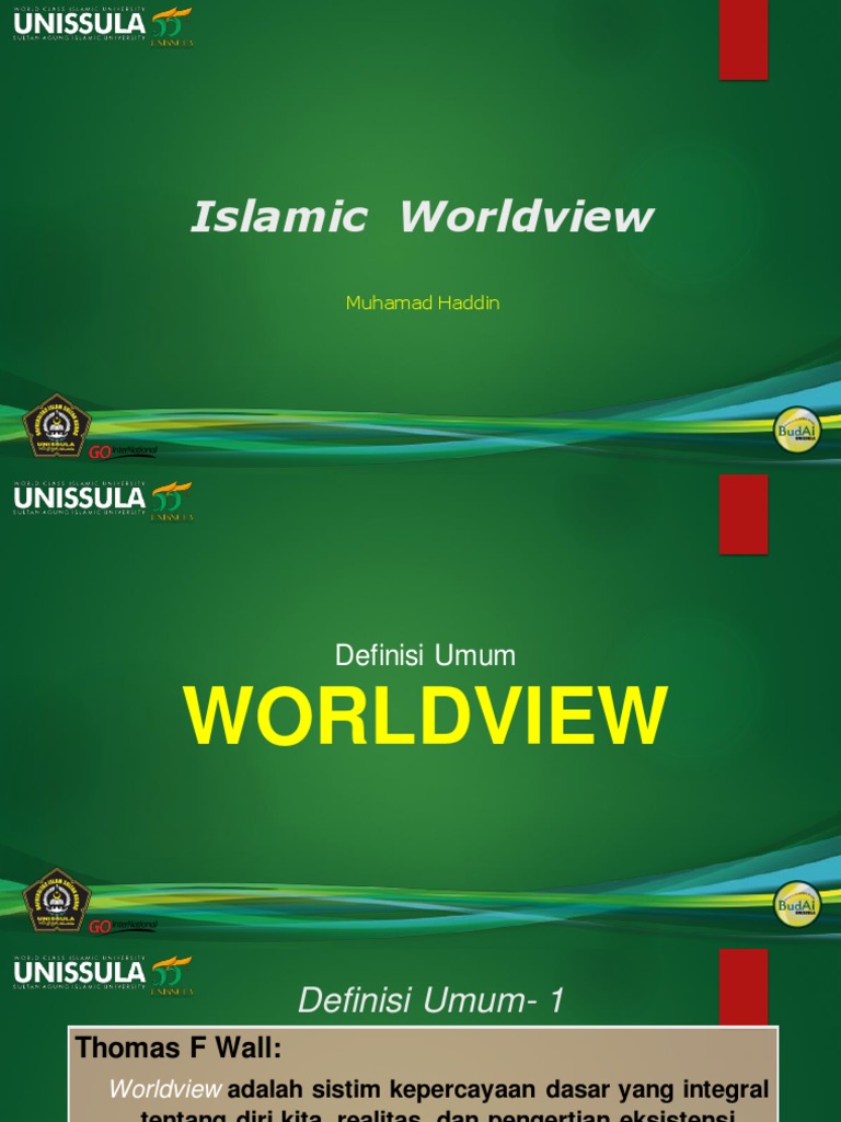 Pandangan Hidup Islam: Definisi dan Konsep | PDF | Sains & Matematika ...