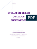 Evolución cuidados enfermería