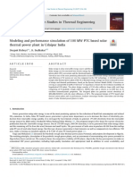 Modeling and Performance Simulation of 100MW PTC Based Solar Thermal Power Plant in Udaipur India - Elsevier Enhanced Reader