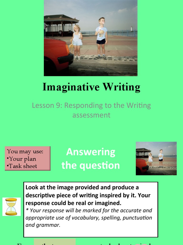 imaginative writing lesson plan