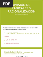 División de Radicales