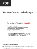 Review of Known Methodologies