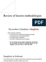 Review of Known Methodologies