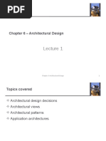 1 Chapter 6 Architectural Design