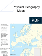 Europe Physical Geography Maps