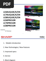 Sharp lc60 70 80uq10kn893 Training Document