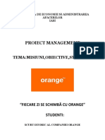 Misiuni, Obiective, Strategii Orange