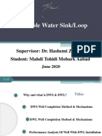 Downhole Water Sink/Loop: Supervisor: Dr. Hashemi Zadeh Student: Mahdi Tohidi Mobark Aabad