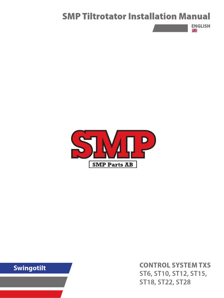 SMP Tiltrotator Installation Manual | PDF | Switch | Electrical Connector