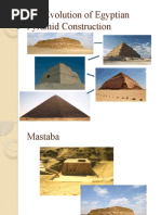 The Evolution of Egyptian Pyramid Construction