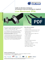 Abrasion-Resistant PFA: When Highest Demands On Abrasion Resistance, Chemical Resistance and Non-Sticking Are Required