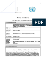 TDR National Consultant Support Agenda 2030 FR Final