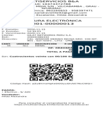 Factura Electronica F001-00000013 PDF