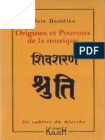 Alain Daniélou - Origines Et Pouvoirs de La Musique PDF