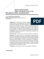 Jorge Martínez Barrera,Imaginarios sociales, identidades violentas y el regreso del marxismo