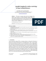 Volume Holographic Imaging For Surface Metrology at Long Working Distances