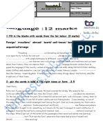 Devoir - de - Controle - N1-8eme - Annee - de - Base-Anglais - Mme Chiraz maad-COLLEGE PILOTE SILIANA PDF