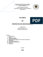 m15017 Proyectos Investigacion