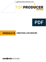 Module 12 - Creating Live Groups PDF