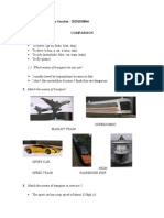 Sharay Juliana Gongora Sanchez - Means of Transport Comparison