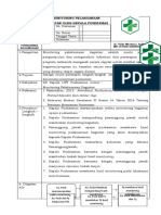 SOP MONITORING PELAKSANAAN KEGIATAN Oleh Ka Pusk