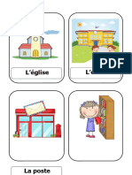 Flashcard Lieux de Ville