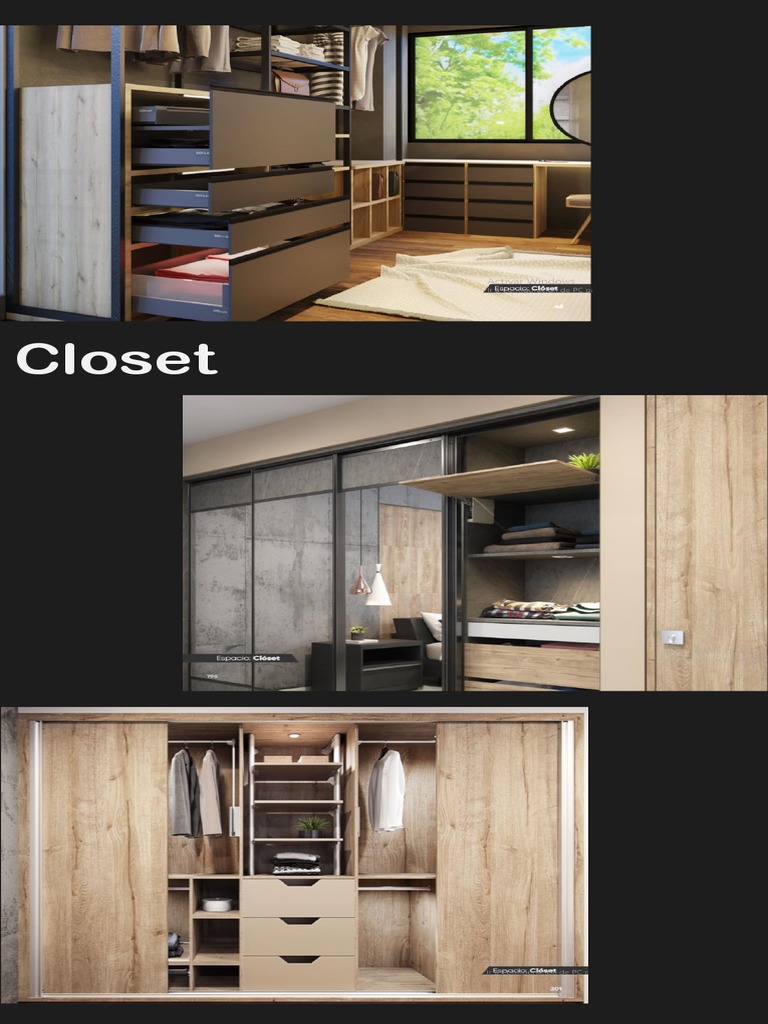 Diseño moderno de closet eficiente | PDF