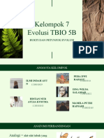 Petunjuk Dan Bukti Evolusi