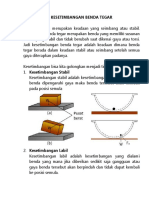 Kesetimbangan Benda Tegar