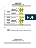 Jadwal Posko Lebaran