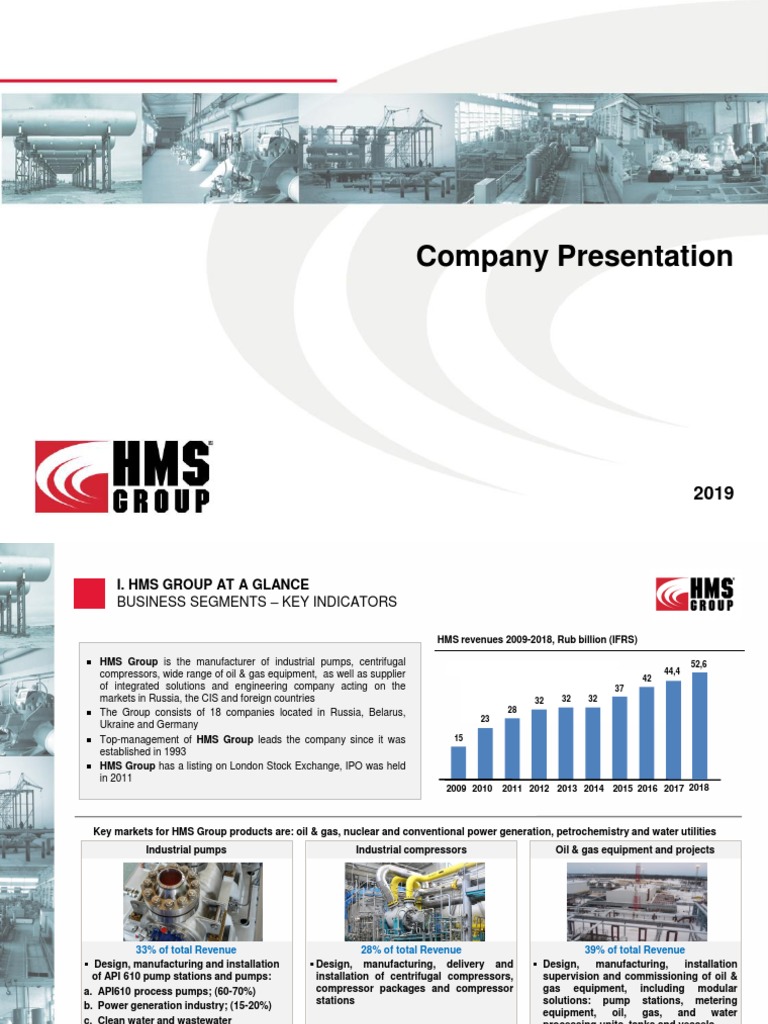 HMS Group: Industrial Solutions Overview | PDF | Nuclear Power Plant | Pump
